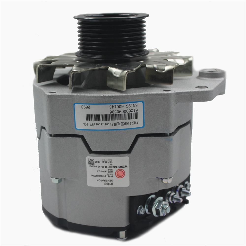 612600090506 lori WD615 WP10 alternator sehemu za injini kwa Weichai Sinotruck Shacman